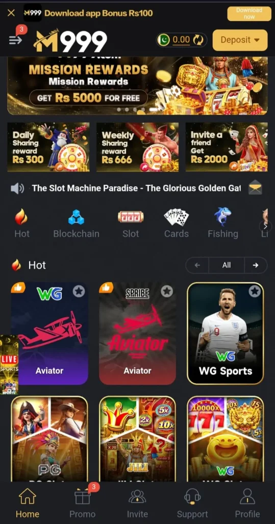 m999 game interface